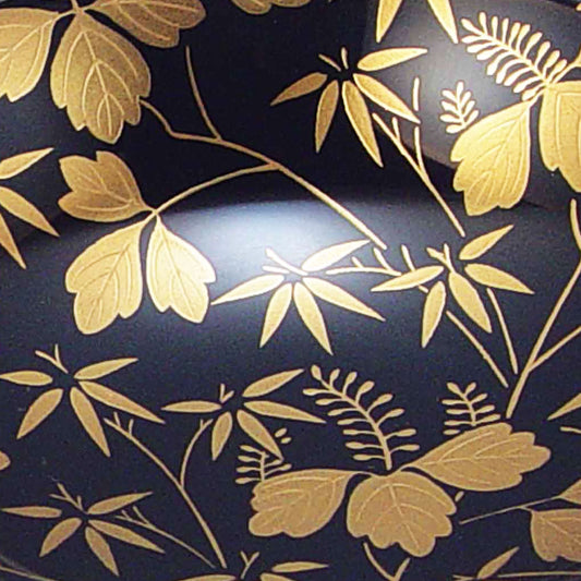 桐竹 黒平筋平盃