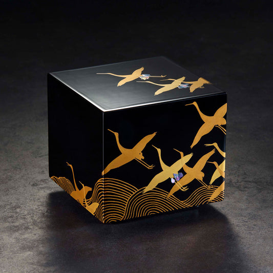 千羽鶴 被蓋内二段宝石箱