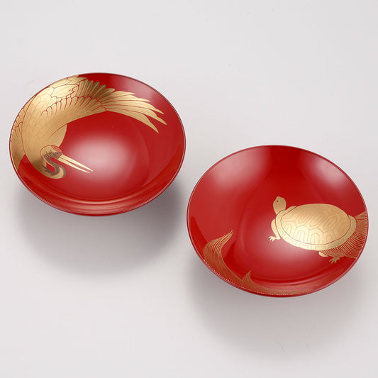 鶴亀 久美盃 二客セット