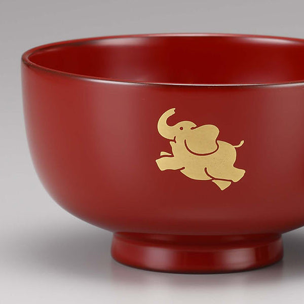 象 お子様汁椀 一客(全2色)