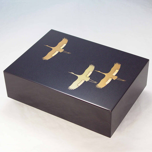 飛鶴 被蓋長手宝石箱