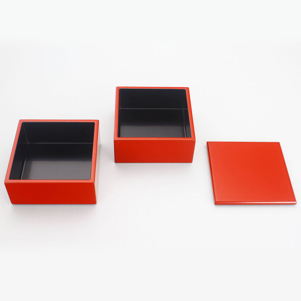 朱 4.0寸二段姫重 [12cm角] – 象彦 公式オンラインショップ