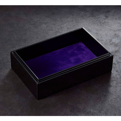 月に秋草 台形小箱