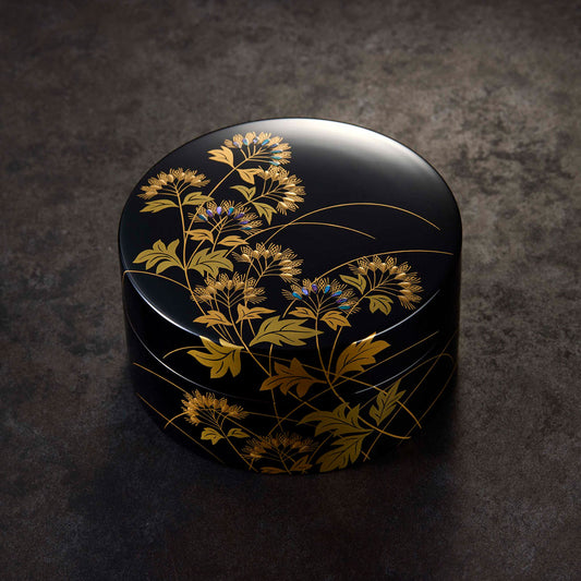 藤袴 3.8寸丸小箱