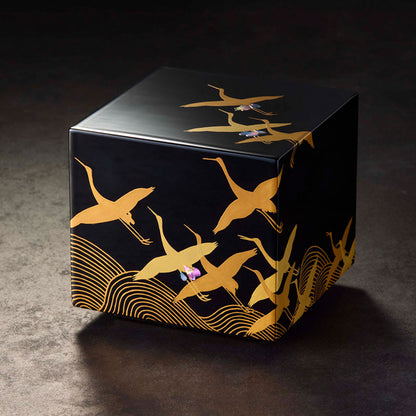 千羽鶴 被蓋内二段宝石箱