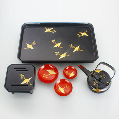 松喰鶴 隅切四点屠蘇揃