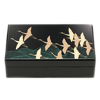 希少❇️新品未使用❇️象彦　蓋付き手許箱　京都　うるし塗装　漆器　文具箱　手紙箱 希少❇️新品未使用❇️象彦 蓋付き手許箱 京都 うるし塗装 漆器